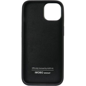 Audi Genuine Leather Apple iPhone 12 / 12 Pro 6.1" juodos spalvos kietas dėklas AU-TPUPCIP12 P-Q8/D1-BK - Image 4