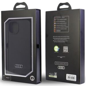 Audi Silicone Dėklas Apple iPhone 11 / Xr 6.1" juodos spalvos kietas dėklas AU-LSRIP11-Q3/D1-BK - Image 7