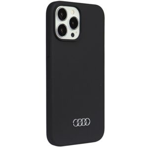 Audi Silicone Dėklas Apple iPhone 13 Pro Max 6.7" juodos spalvos kietas dėklas AU-LSRIP13 PM-Q3/D1-BK - Image 2