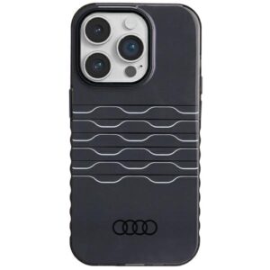 Audi IML MagSafe Dėklas Apple iPhone 14 Pro 6.1" juodos spalvos hardcase AU-IMLMIP14P-A6/D3-BK - Image 1