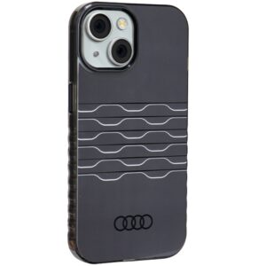 Audi IML MagSafe Dėklas Apple iPhone 15 / 14 / 13 6.1" juodos spalvos hardcase AU-IMLMIP15-A6/D3-BK - Image 6