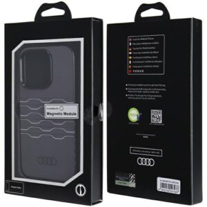 Audi IML MagSafe Dėklas Apple iPhone 15 Pro 6.1" juodos spalvos hardcase AU-IMLMIP15P-A6/D3-BK - Image 7