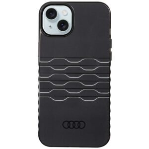 Audi IML MagSafe Dėklas Apple iPhone 15 Plus / 14 Plus 6.7" juodos spalvos hardcase AU-IMLMIP15M-A6/D3-BK - Image 1