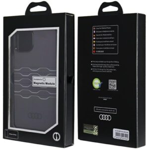 Audi IML MagSafe Dėklas Apple iPhone 15 Plus / 14 Plus 6.7" juodos spalvos hardcase AU-IMLMIP15M-A6/D3-BK - Image 7