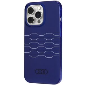 Audi IML MagSafe Dėklas Apple iPhone 13 Pro / 13 6.1" mėlynos spalvos hardcase AU-IMLMIP13P-A6/D3-BE - Image 2