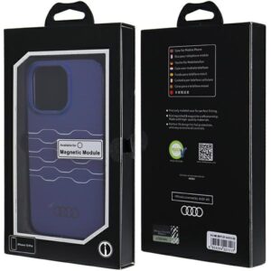 Audi IML MagSafe Dėklas Apple iPhone 13 Pro / 13 6.1" mėlynos spalvos hardcase AU-IMLMIP13P-A6/D3-BE - Image 4