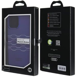 Audi IML MagSafe Dėklas Apple iPhone 13 Pro Max 6.7" mėlynos spalvos hardcase AU-IMLMIP13PM-A6/D3-BE - Image 4