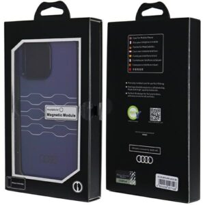 Audi IML MagSafe Dėklas Apple iPhone 14 Pro Max 6.7" mėlynos spalvos hardcase AU-IMLMIP14PM-A6/D3-BE - Image 7