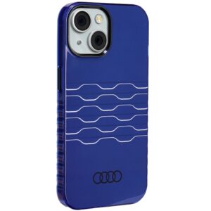 Audi IML MagSafe Dėklas Apple iPhone 15 / 14 / 13 6.1" mėlynos spalvos hardcase AU-IMLMIP15-A6/D3-BE - Image 6