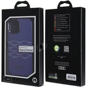 Audi IML MagSafe Dėklas Apple iPhone 15 / 14 / 13 6.1" mėlynos spalvos hardcase AU-IMLMIP15-A6/D3-BE - Image 7