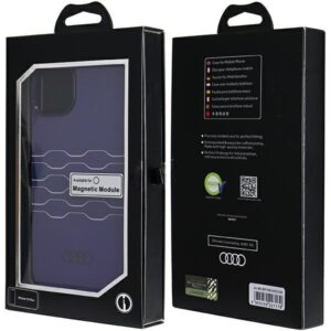Audi IML MagSafe Dėklas Apple iPhone 15 Plus / 14 Plus 6.7" mėlynos spalvos hardcase AU-IMLMIP15M-A6/D3-B - Image 7