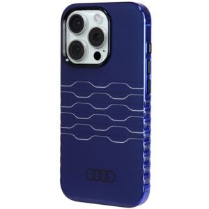 Audi IML MagSafe Dėklas Apple iPhone 15 Pro 6.1" mėlynos spalvos hardcase AU-IMLMIP15P-A6/D3-BE - Image 2