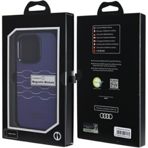 Audi IML MagSafe Dėklas Apple iPhone 15 Pro 6.1" mėlynos spalvos hardcase AU-IMLMIP15P-A6/D3-BE - Image 7