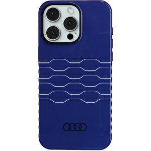 Audi IML MagSafe Dėklas Apple iPhone 15 Pro Max 6.7" mėlynos spalvos hardcase AU-IMLMIP15PM-A6/D3-BE - Image 1