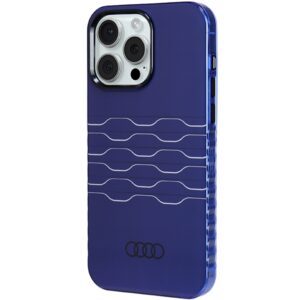 Audi IML MagSafe Dėklas Apple iPhone 15 Pro Max 6.7" mėlynos spalvos hardcase AU-IMLMIP15PM-A6/D3-BE - Image 2