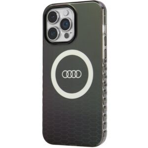 Audi IML Big Logo MagSafe Dėklas Apple iPhone 14 Pro Max 6.7" juodos spalvos hardcase AU-IMLMIP14PM-Q5/D2-BK - Image 2