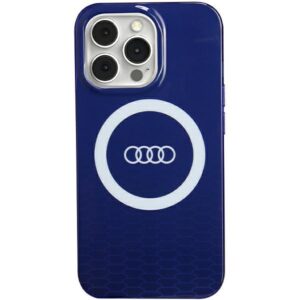 Audi IML Big Logo MagSafe Dėklas Apple iPhone 13 Pro / 13 6.1" mėlynos spalvos hardcase AU-IMLMIP13P-Q5/D - Image 1