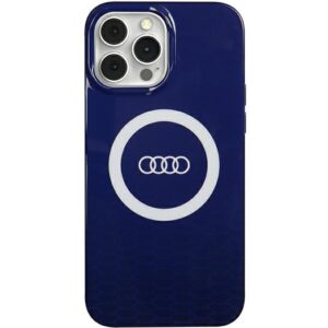 Audi IML Big Logo MagSafe Dėklas Apple iPhone 13 Pro Max 6.7" mėlynos spalvos hardcase AU-IMLMIP13PM-Q5/D - Image 1