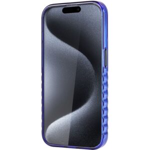 Audi IML Big Logo MagSafe Dėklas Apple iPhone 15 Pro Max 6.7" mėlynos spalvos hardcase AU-IMLMIP15PM-Q5/D - Image 5