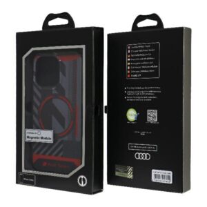 Audi IML Sport MagSafe dėklas Apple iPhone 13 Pro / 13 6.1" juodos spalvos hardcase AU-IMLMIP13P-RSQ/D2-BK - Image 7