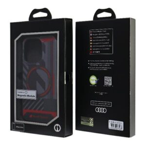 Audi IML Sport MagSafe dėklas Apple iPhone 14 Pro 6.1" juodos spalvos hardcase AU-IMLMIP14P-RSQ/D2-BK - Image 7