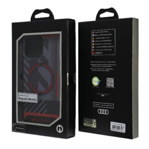 Audi IML Sport MagSafe dėklas Apple iPhone 14 Pro Max 6.7" juodos spalvos hardcase AU-IMLMIP14PM-RSQ/D2-BK - Image 7