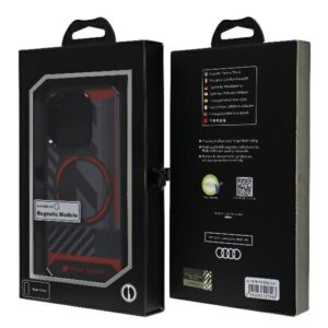 .Audi IML Sport MagSafe dėklas Apple iPhone 15 Pro 6.1" juodos spalvos hardcase AU-IMLMIP15P-RSQ/D2-BK - Image 7