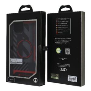 Audi IML Sport MagSafe dėklas Apple iPhone 15 Plus / 14 Plus 6.7" juodos spalvos hardcase AU-IMLMIP15M-RSQ/D2-BK - Image 7