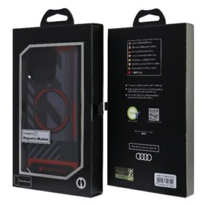 Audi IML Sport MagSafe dėklas Apple iPhone 15 Pro Max 6.7" juodos spalvos hardcase AU-IMLMIP15PM-RSQ/D2-BK - Image 7