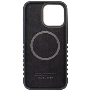 Audi Genuine Leather MagSafe Apple iPhone 15 Pro 6.1" juodos spalvos-red kietas dėklas AU-TPUPCMIP15P-R8/ - Image 8