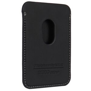 Audi Synthetic Leather Wallet Card Slot juodos spalvos MagSafe AU-MSCH-Q3/D1-BK - Image 3