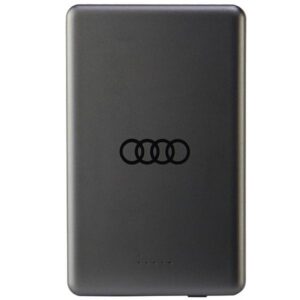 Audi 15W Wireless Power Bank 5000mAh Gray Big Logo MagSafe AU-MWPB5000-GT/D1-GY - Image 3