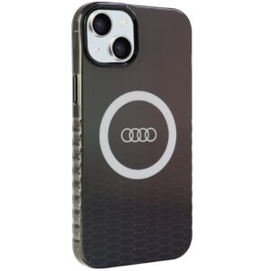 Audi IML Big Logo MagSafe Dėklas Apple iPhone 15 Plus / 14 Plus 6.7" juodos spalvos hardcase AU-IMLMIP15M-Q5/D2 - Image 6