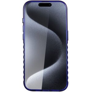 Audi IML Big Logo MagSafe Dėklas Apple iPhone 15 Pro 6.1" mėlynos spalvos hardcase AU-IMLMIP15P-Q5/D2-BE - Image 4