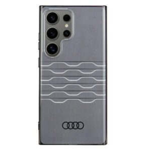Audi IML Geometric Pattern Dėklas S24 Ultra S928 juodos spalvos kietas dėklas AU-IMLS24U-A6/D3-BK