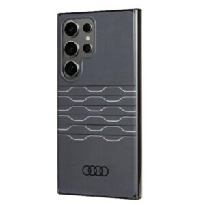 Audi IML Geometric Pattern Dėklas S24 Ultra S928 juodos spalvos kietas dėklas AU-IMLS24U-A6/D3-BK - Image 3