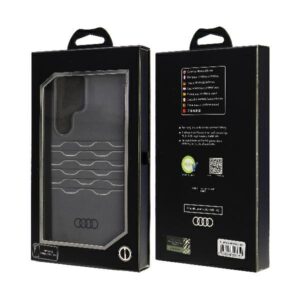Audi IML Geometric Pattern Dėklas S24 Ultra S928 juodos spalvos kietas dėklas AU-IMLS24U-A6/D3-BK - Image 7
