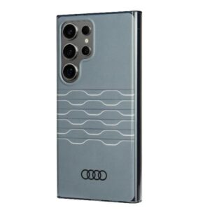 Audi IML Geometric Pattern Dėklas S24 Ultra S928 Grey kietas dėklas AU-IMLS24U-A6/D3-GY - Image 3