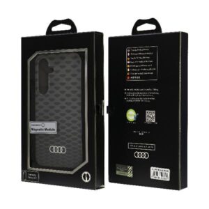 Audi IML Stitching Pattern MagSafe Dėklas S24 S921 juodos spalvos Hardcase AU-IMLMS24-Q5/D3-BK - Image 7