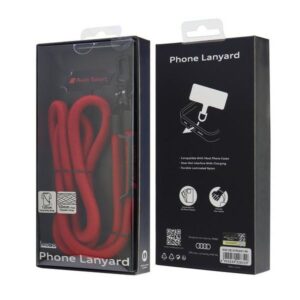 Audi virvelė telefonui 120cm10mm crossbody red AUS-CBL10-RSQ/D1-RD - Image 3