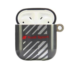 Audi IML Sport AirPods 1/2 dėklas juodos spalvos AUS-IMLAP-RSQ/D1-BK - Image 2