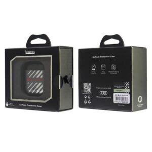 Audi IML Sport AirPods 1/2 dėklas juodos spalvos AUS-IMLAP-RSQ/D1-BK - Image 6