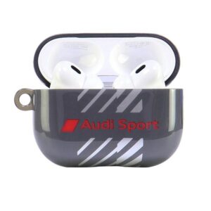 Audi IML Sport AirPods Pro 2 dėklas juodos spalvos AUS-IMLAPP2-RSQ/D1-BK - Image 2