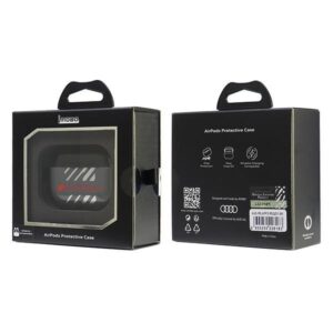 Audi IML Sport AirPods Pro 2 dėklas juodos spalvos AUS-IMLAPP2-RSQ/D1-BK - Image 6