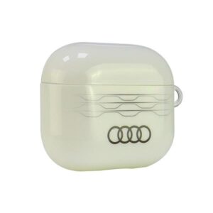 Audi IML Geometric Pattern AirPods 3 dėklas baltos spalvos AU-IMLAP3-A6/D3-WE - Image 4