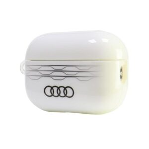 Audi IML Geometric Pattern AirPods Pro 2 dėklas baltos spalvos AU-IMLAPP2-A6/D3-WE - Image 3