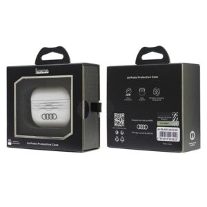 Audi IML Geometric Pattern AirPods Pro 2 dėklas baltos spalvos AU-IMLAPP2-A6/D3-WE - Image 6
