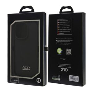 Audi Silicone Dėklas Apple iPhone 16 Pro 6.3" juodos spalvos kietas dėklas AU-LSRIP16P-Q3/D1-BK - Image 7