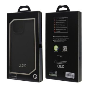 Audi Silicone Dėklas Apple iPhone 16 Pro Max 6.9" juodos spalvos kietas dėklas AU-LSRIP16PM-Q3/D1-BK - Image 7