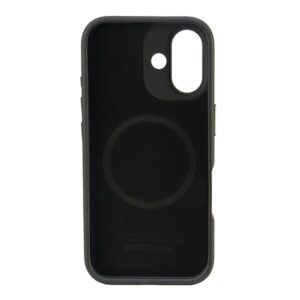 Audi Synthetic Leather MagSafe Apple iPhone 16 6.1" juodos spalvos kietas dėklas AU-TPUPCMIP16-GT/D3-BK - Image 6